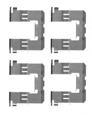 Imagine Set accesorii, placute frana TEXTAR 82511900