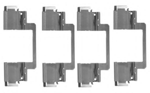 Imagine Set accesorii, placute frana TEXTAR 82513000