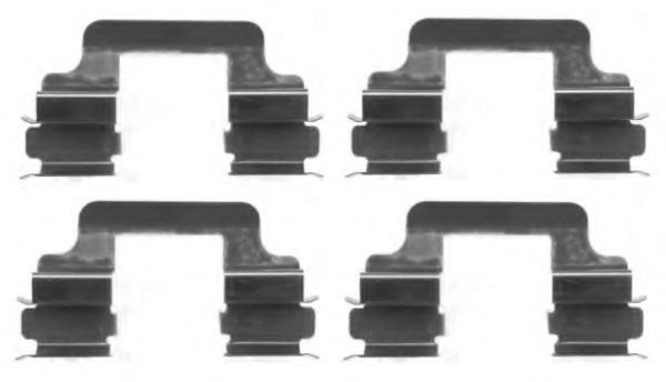 Imagine Set accesorii, placute frana TEXTAR 82515000