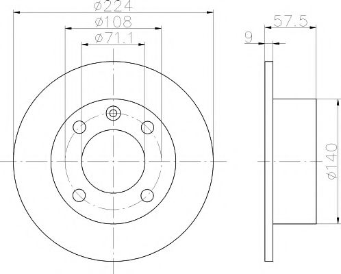 Imagine Set frana, frana disc TEXTAR 89000500