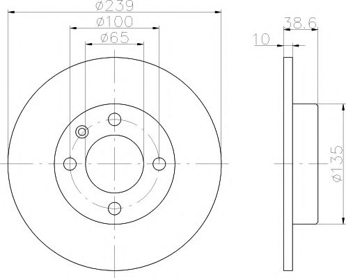 Imagine Set frana, frana disc TEXTAR 89001100