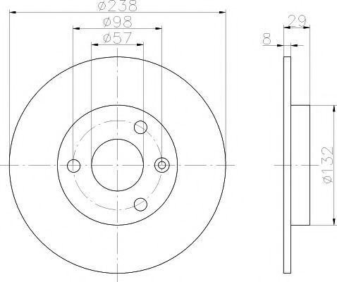 Imagine Set frana, frana disc TEXTAR 89002000