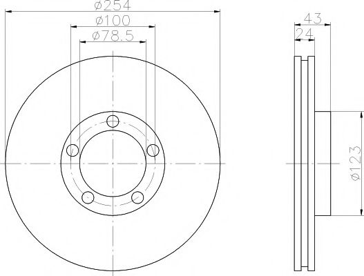 Imagine Set frana, frana disc TEXTAR 89002900