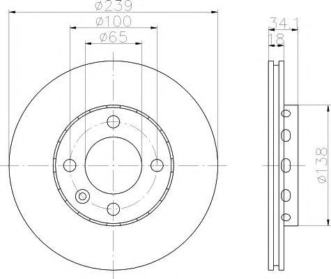 Imagine Set frana, frana disc TEXTAR 89004100