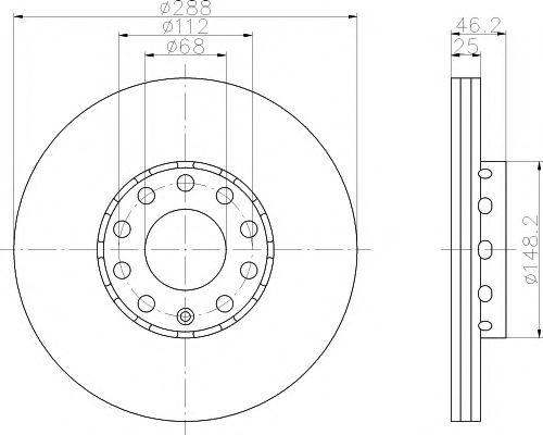 Imagine Set frana, frana disc TEXTAR 89004300