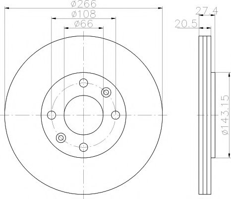 Imagine Set frana, frana disc TEXTAR 89005100