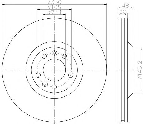 Imagine Set frana, frana disc TEXTAR 89008600