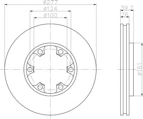 Imagine Set frana, frana disc TEXTAR 89011300