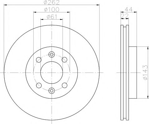 Imagine Set frana, frana disc TEXTAR 89013800