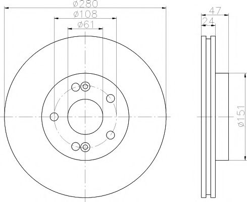 Imagine Set frana, frana disc TEXTAR 89014000