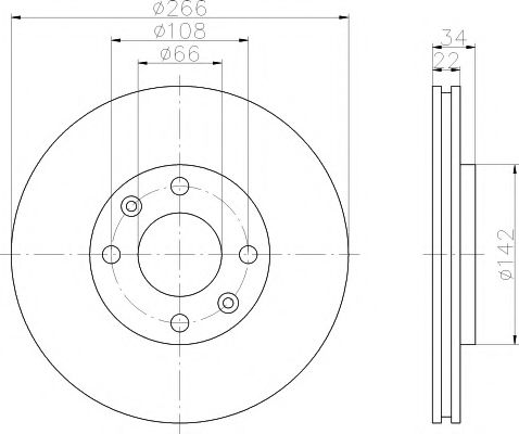 Imagine Set frana, frana disc TEXTAR 89014500