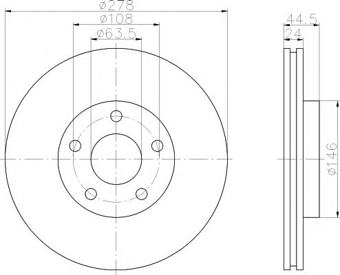 Imagine Set frana, frana disc TEXTAR 89015600