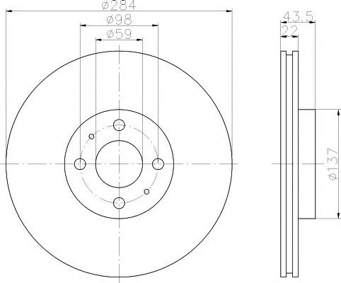 Imagine Set frana, frana disc TEXTAR 89016300