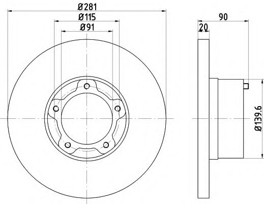 Imagine Disc frana TEXTAR 92031500