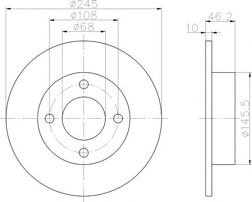 Imagine Disc frana TEXTAR 92037300