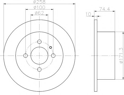 Imagine Disc frana TEXTAR 92038400