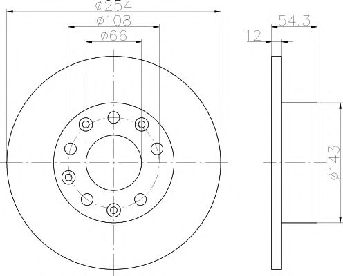 Imagine Disc frana TEXTAR 92040400