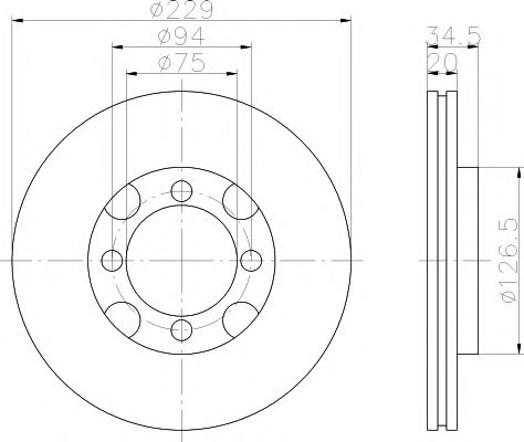 Imagine Disc frana TEXTAR 92047100