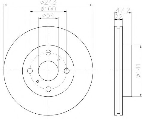 Imagine Disc frana TEXTAR 92049900