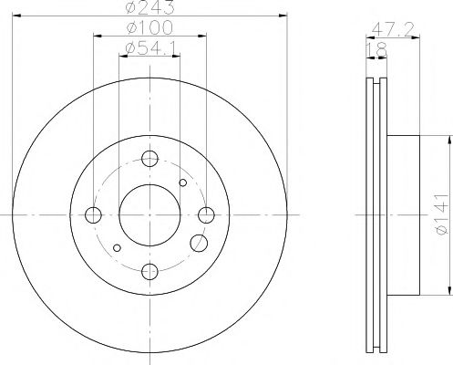 Imagine Disc frana TEXTAR 92050000