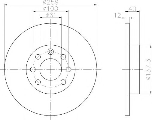 Imagine Disc frana TEXTAR 92050600