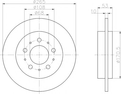 Imagine Disc frana TEXTAR 92051400