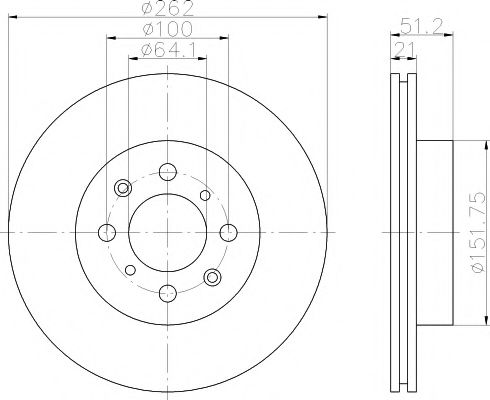 Imagine Disc frana TEXTAR 92051600