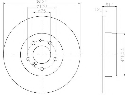 Imagine Disc frana TEXTAR 92058400