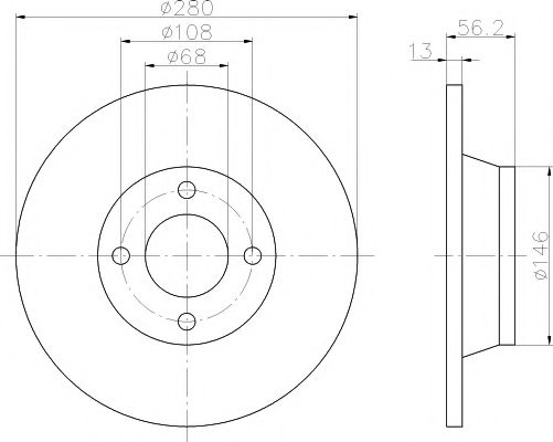 Imagine Disc frana TEXTAR 92060400