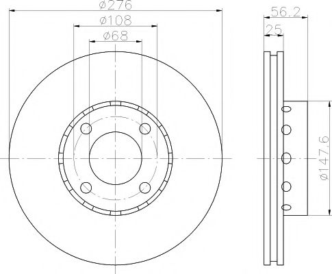 Imagine Disc frana TEXTAR 92060500