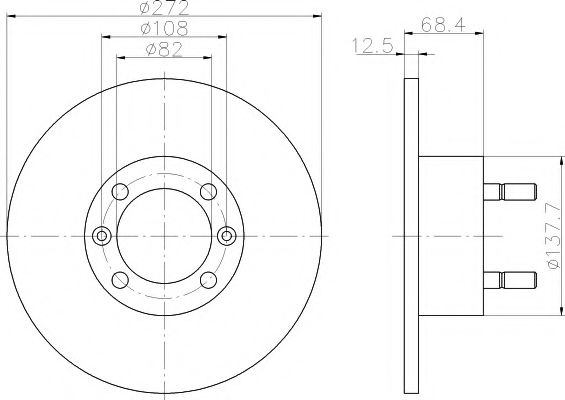 Imagine Disc frana TEXTAR 92062200