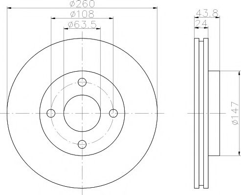 Imagine Disc frana TEXTAR 92064300