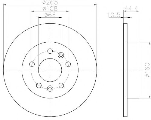 Imagine Disc frana TEXTAR 92065100