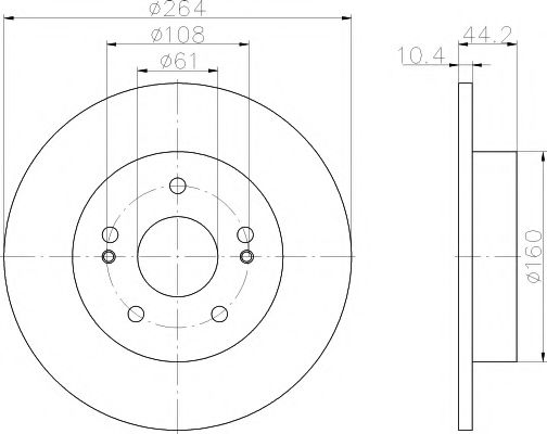 Imagine Disc frana TEXTAR 92065300