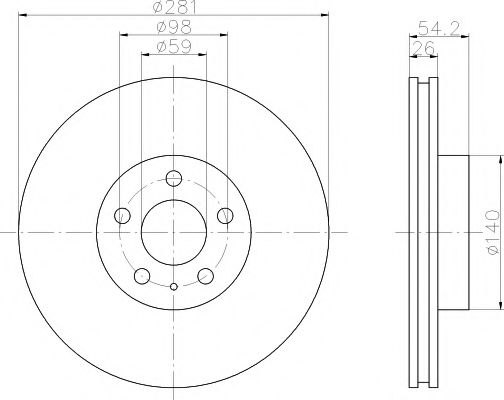 Imagine Disc frana TEXTAR 92069400