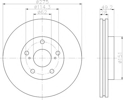 Imagine Disc frana TEXTAR 92077703