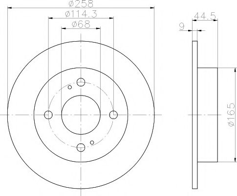 Imagine Disc frana TEXTAR 92080200