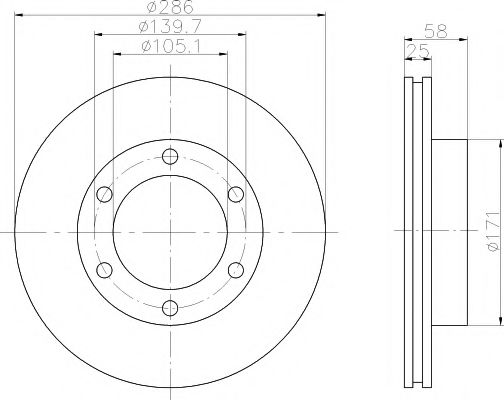 Imagine Disc frana TEXTAR 92080500