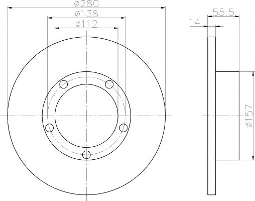 Imagine Disc frana TEXTAR 92081100