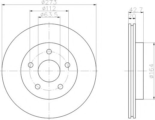 Imagine Disc frana TEXTAR 92092500