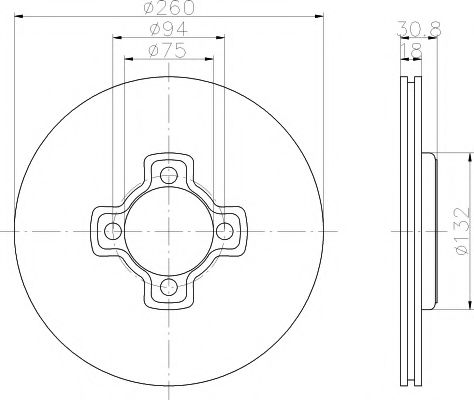 Imagine Disc frana TEXTAR 92095600