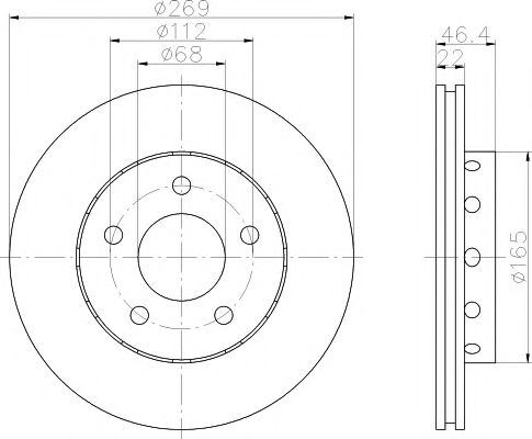 Imagine Disc frana TEXTAR 92098400