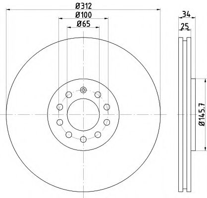 Imagine Disc frana TEXTAR 92098503