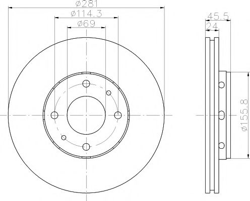 Imagine Disc frana TEXTAR 92100403