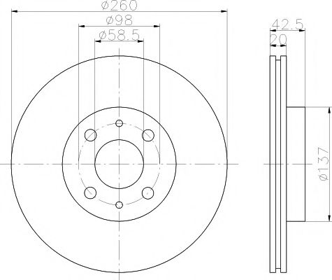 Imagine Disc frana TEXTAR 92112100