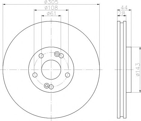 Imagine Disc frana TEXTAR 92112300