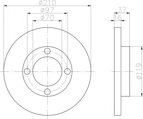 Imagine Disc frana TEXTAR 92112600