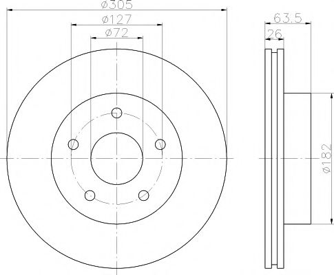 Imagine Disc frana TEXTAR 92113600