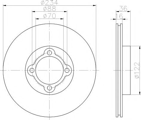 Imagine Disc frana TEXTAR 92114000