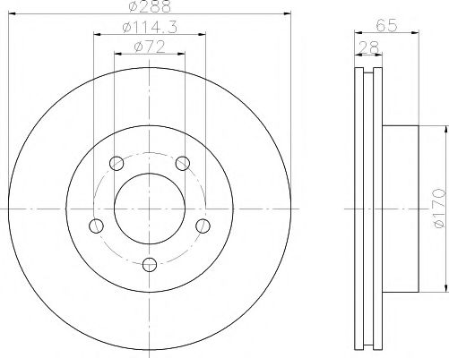 Imagine Disc frana TEXTAR 92119700